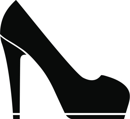Clipart images of high heel shoes