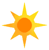 Animated sun clipart gif
