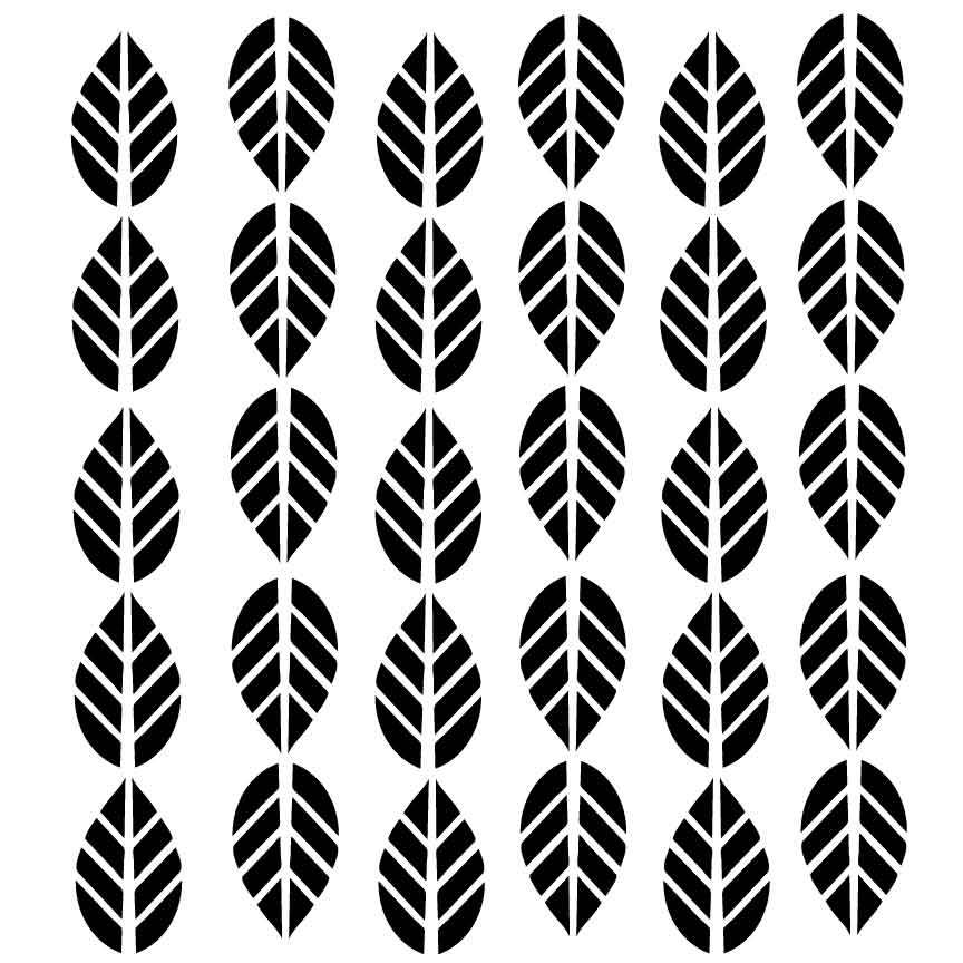 New Dina Wakley Stencils: Star Fall and Striped Leaves – The ...