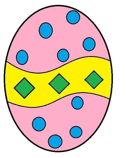Cracked open easter egg free clipart