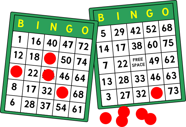 Bingo Card Clipart