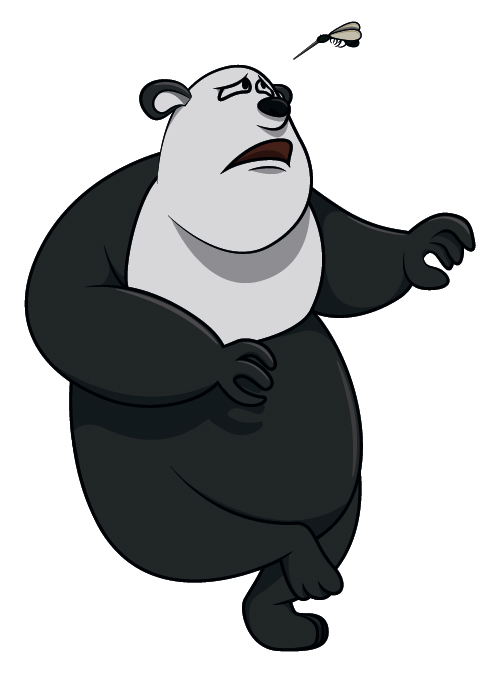 Cute cartoon panda desgin vector 06 - Vector Animal, Vector ...