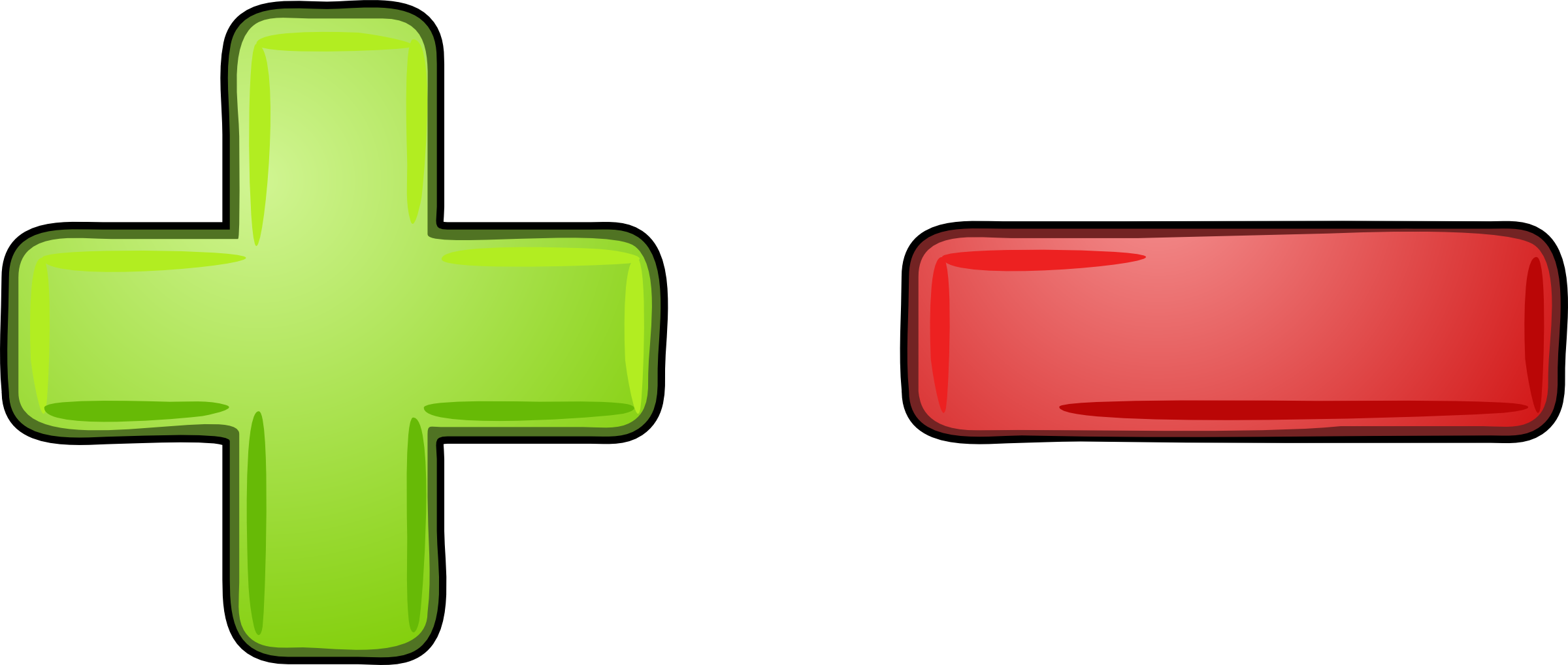 Plus And Minus Sign Clipart