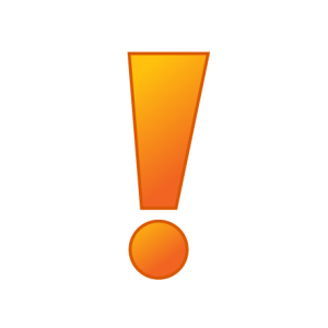 Exclamation point clip art