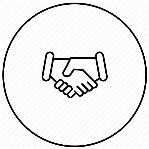 Icons, Business and Hands