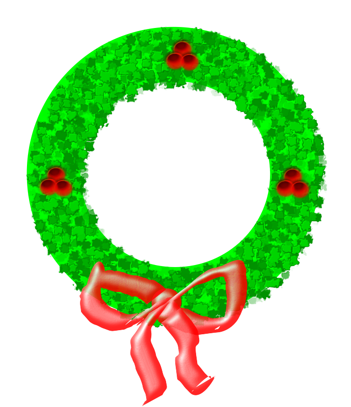 Christmas Wreath Free Vector