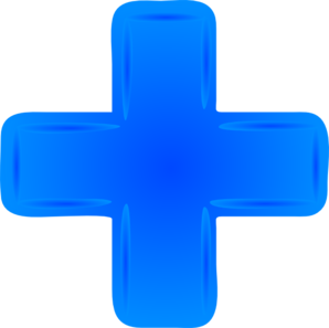 Blue Plus clip art - vector clip art online, royalty free & public ...