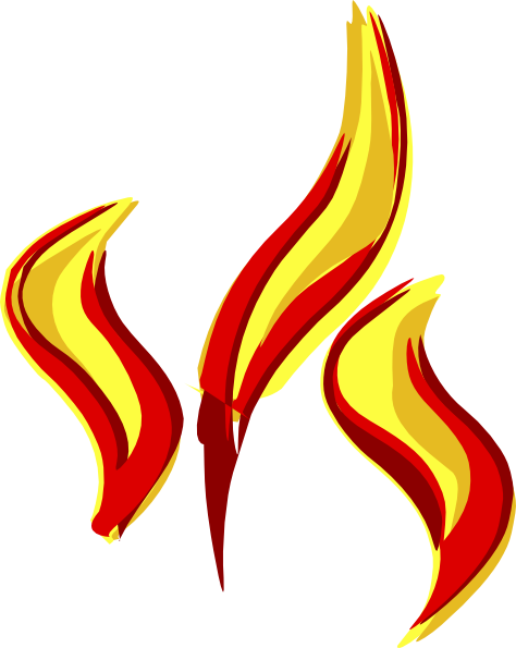 Flames 2 clip art - vector clip art online, royalty free & public ...