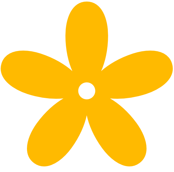 Retro Flower 8 Color Colour Selective Yellow Peace xochi.info ...
