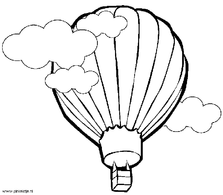 Hot Air Balloons Coloring Pages - AZ Coloring Pages