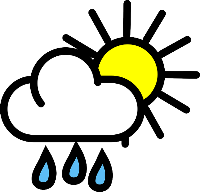 Rain Showers Weather Clipart