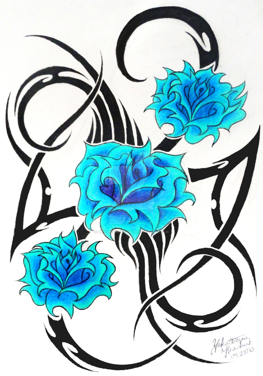 DeviantArt: More Like Blood Rose Tribal by gothicknight213