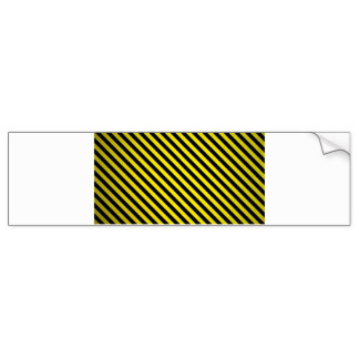 Black And Yellow Stripes Stickers | Zazzle
