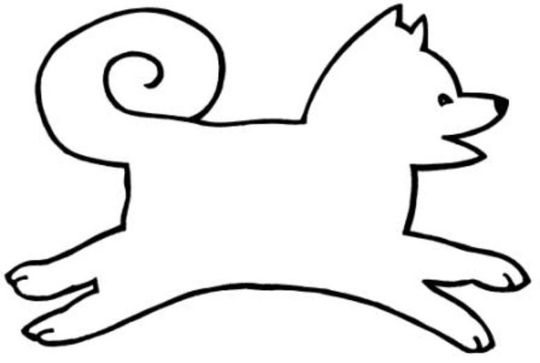 Simple Dog Sled Coloring Pages | Animal Coloring pages of ...