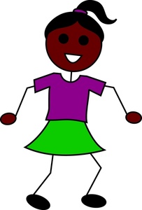 Cartoon Girl Stick Figure - ClipArt Best
