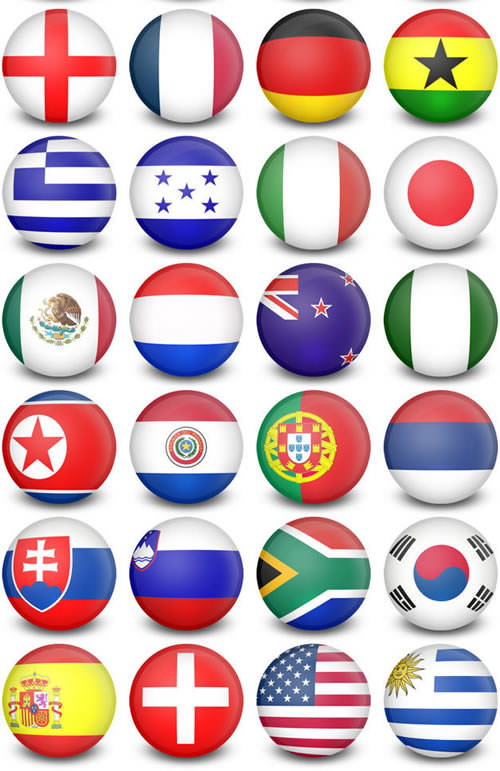 40 Free World Flags Icon Sets - Hongkiat