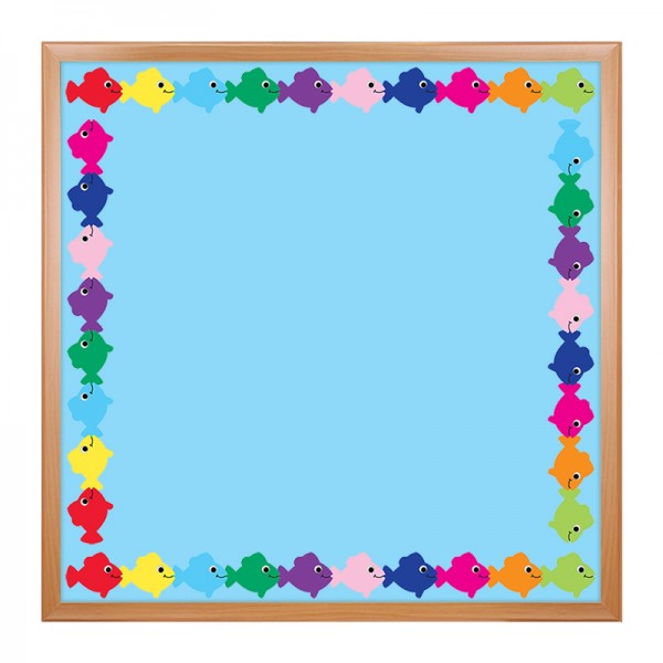 Multicolor Fish Border - Fish - Classroom Themes