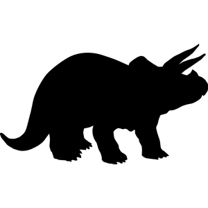 Dinosaur clipart silhouette