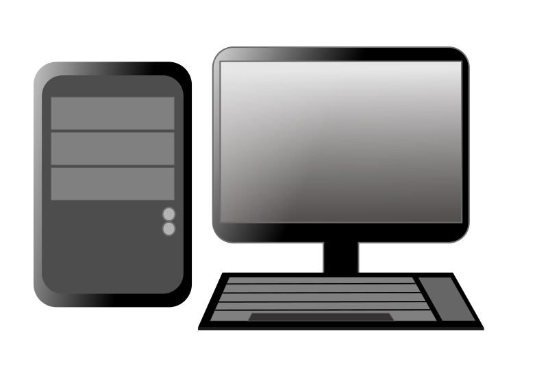Free clipart of dell computer