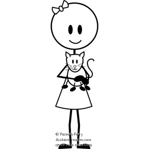 Girl Clipart Stick Figure - Free Clipart Images
