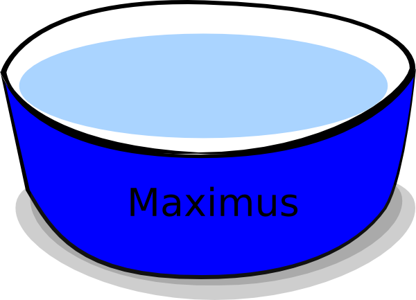 Max Water Bowl Clip Art - vector clip art online ...