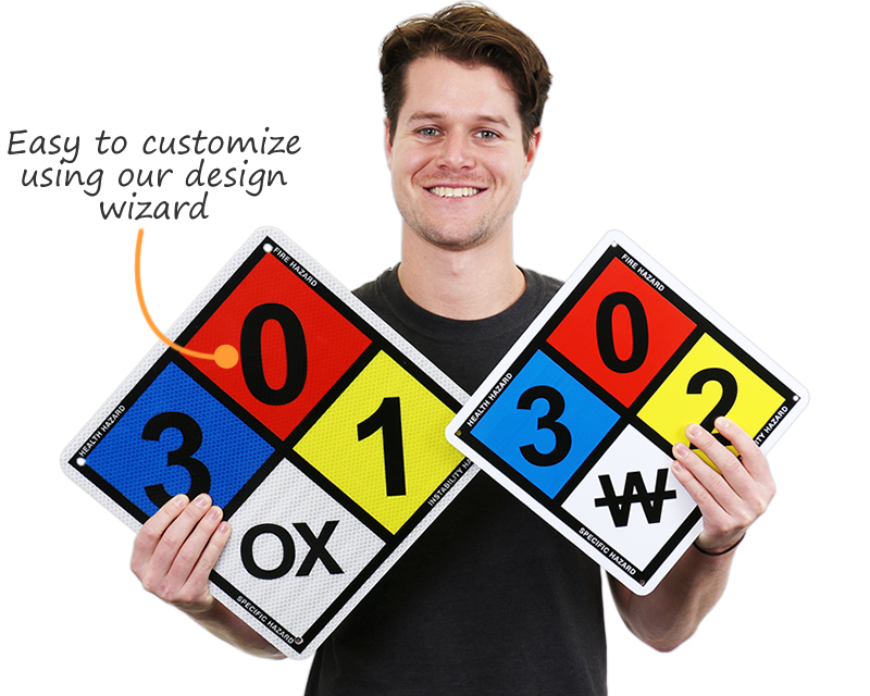 Custom NFPA Signs | Custom NFPA Diamond Placards are Compliant