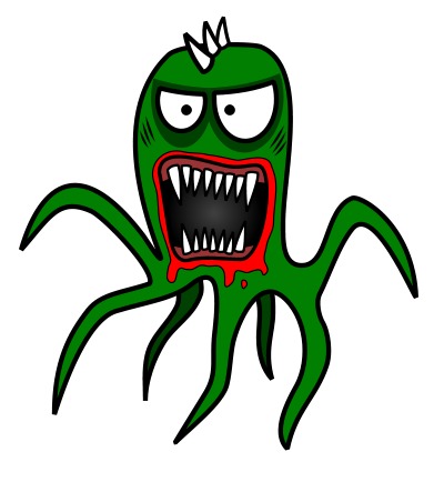 Drawing cartoon sea creatures