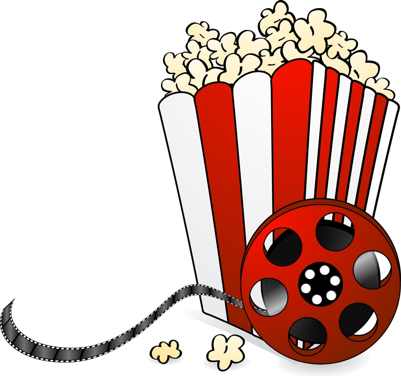Movie night clip art