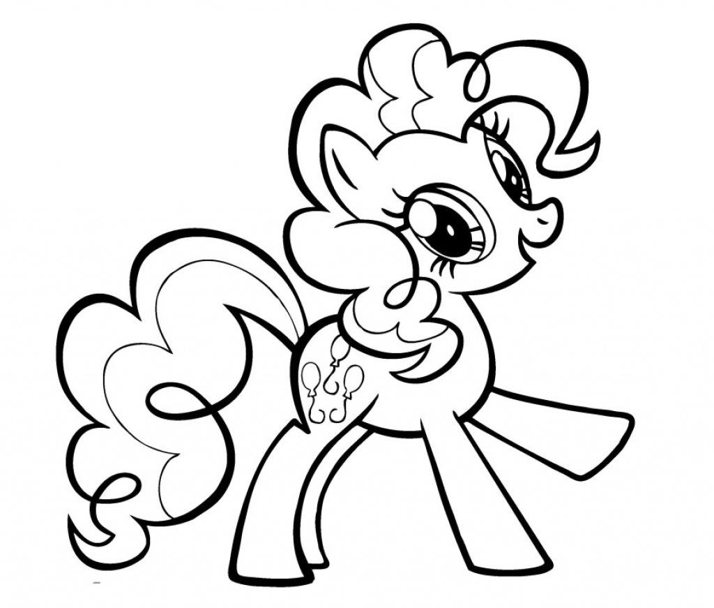 Awesome My Little Pony Coloring Pages Pinkie Pie regarding ...