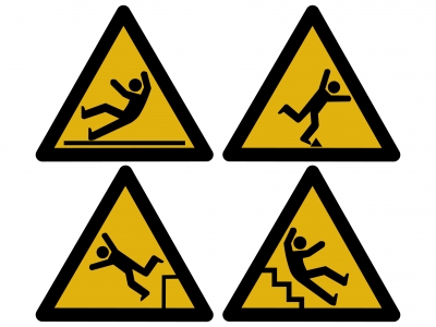 Slip And Fall Sign - ClipArt Best