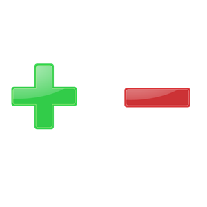 Plus And Minus Sign Clipart