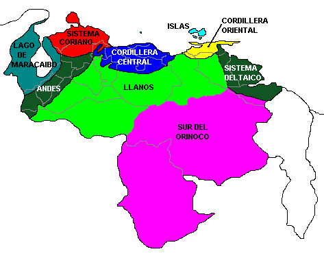 Venezuelatuya... GeografÃ­a - Venezuela Tuya