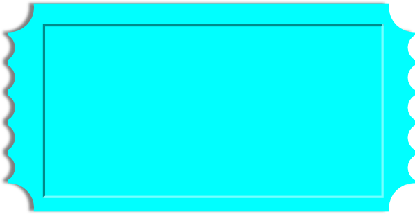 Blue Ticket Clipart