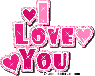I love you glitter clipart - ClipartFox