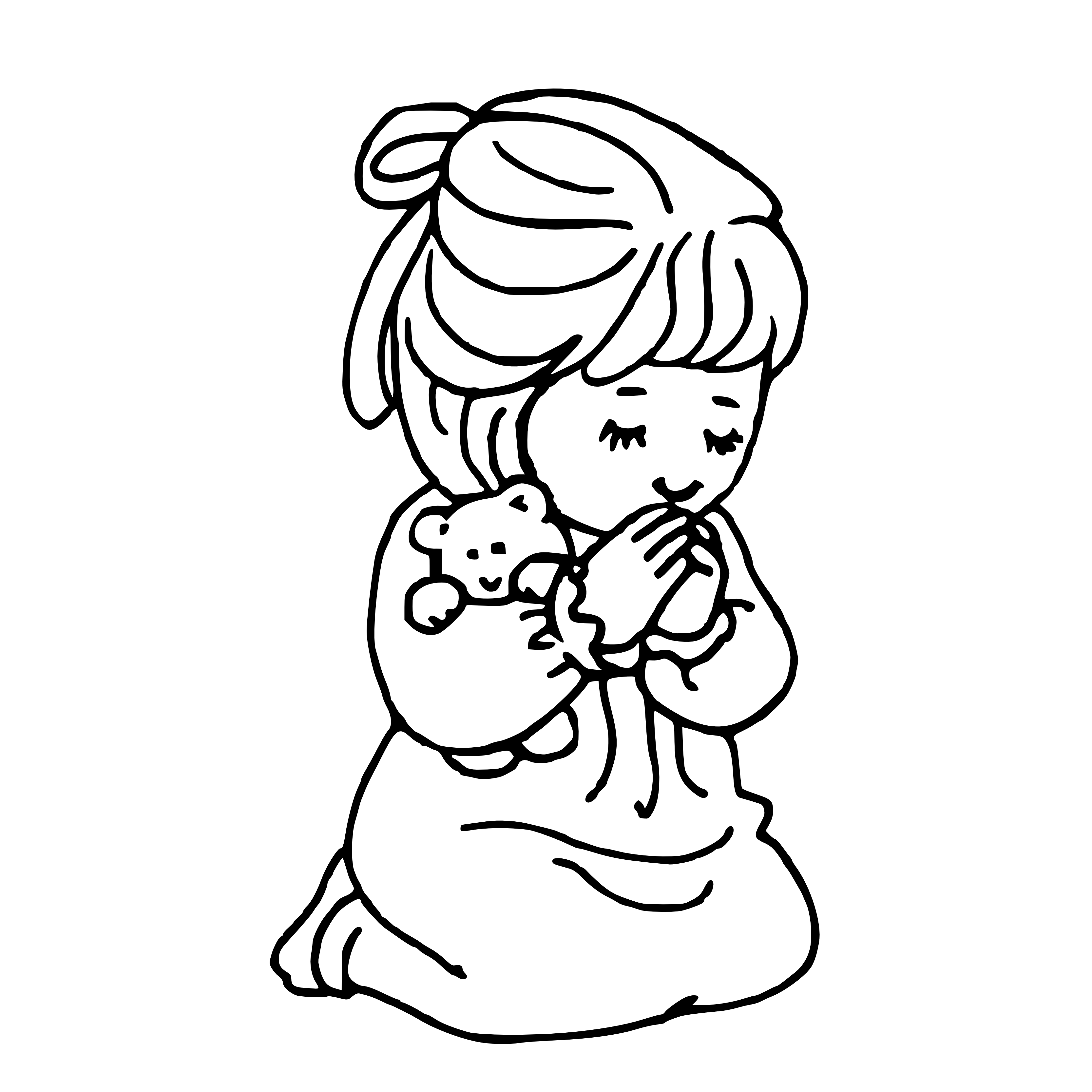 Black white clipart of world day of prayer for vocations - ClipartFox