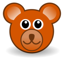funny_teddy_bear_face_brown_ ...