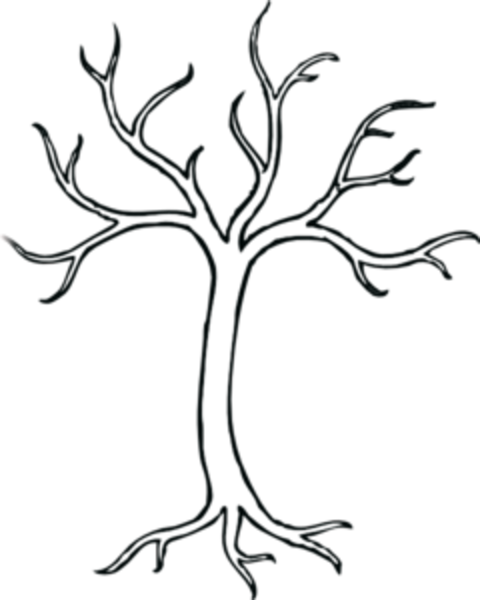 Bare Tree Silhouette Clip Art