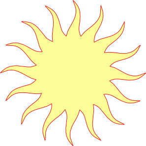 Sun Clip Art - vector clip art online, royalty free ...