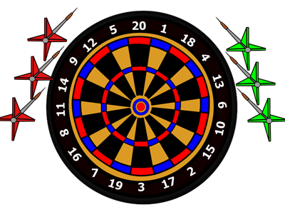 Dart Board Clip Art - ClipArt Best