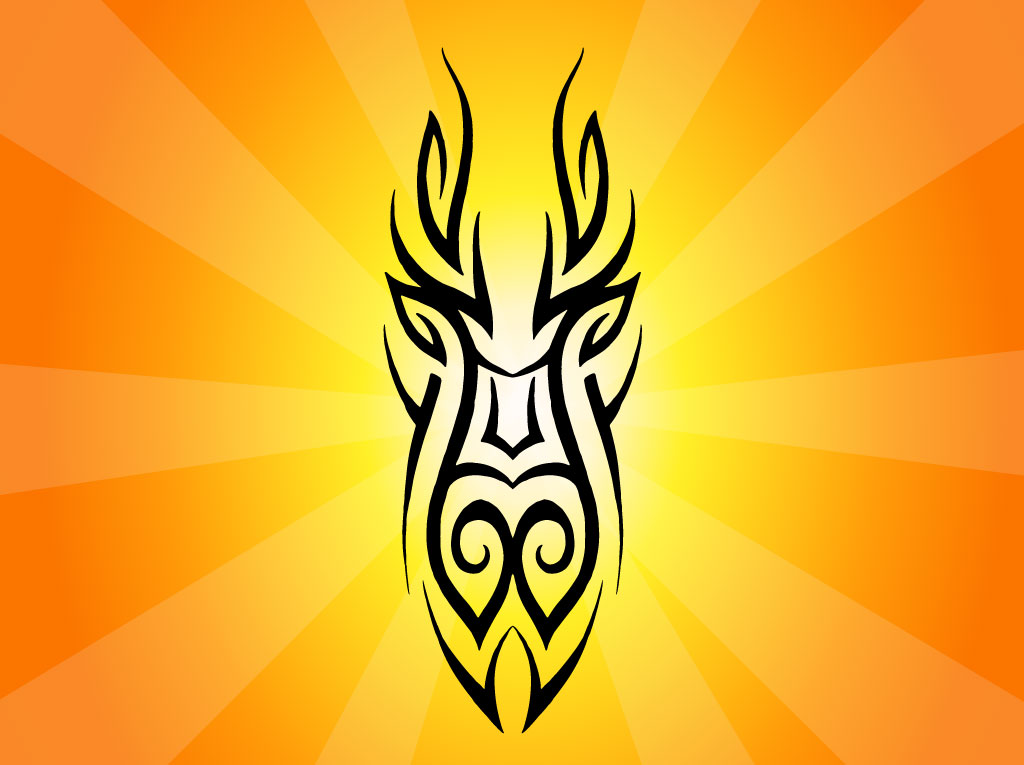 Tribal Mask Clip Art