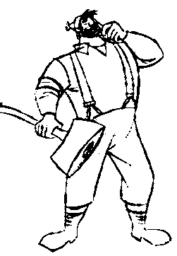 Paul Bunyan Coloring Book