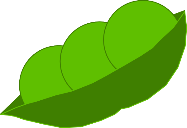 Peas In A Pod Clip Art - vector clip art online ...