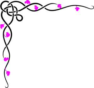 Black Pink Border clip art - vector clip art online, royalty free ...