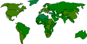 black-white-outline-world-map- ...