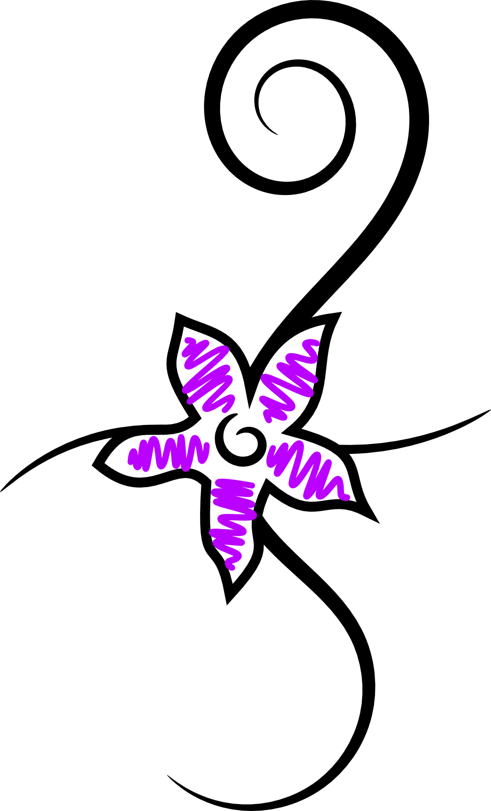 Clip Art: flower google valentine SVG