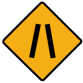 Diamond road sign road narrows.png