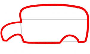 Cars - How to Draw a Bus for Kids