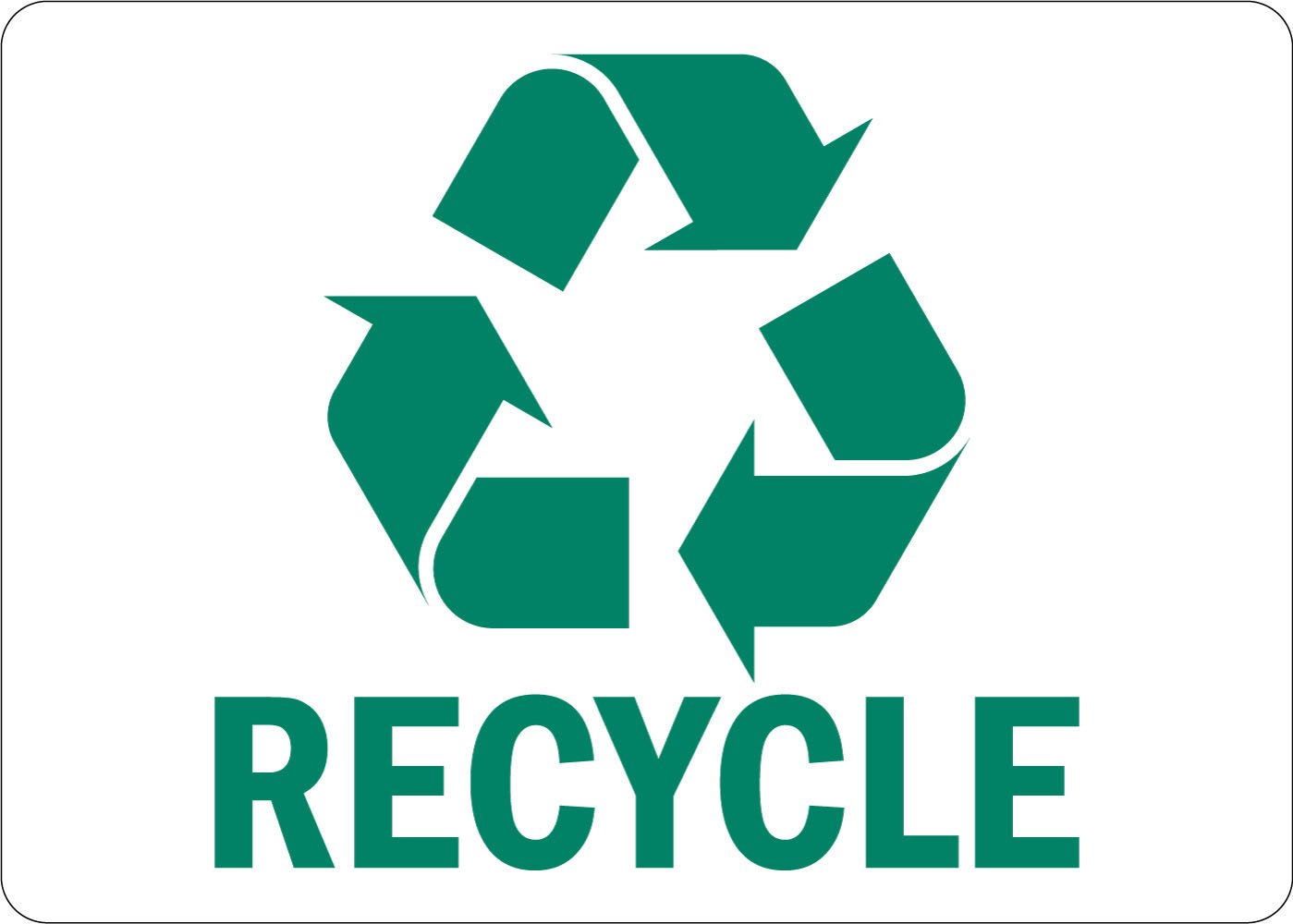 Lyle Signs Engineer Grade Reflective Sheeting On Aluminum Trash ...