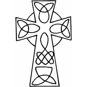 Cross coloring sheets