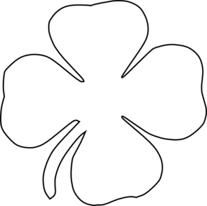 Clover clip art - vector clip art online, royalty free & public domain